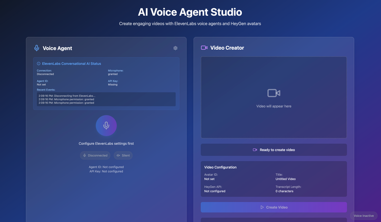 From Voice to Video